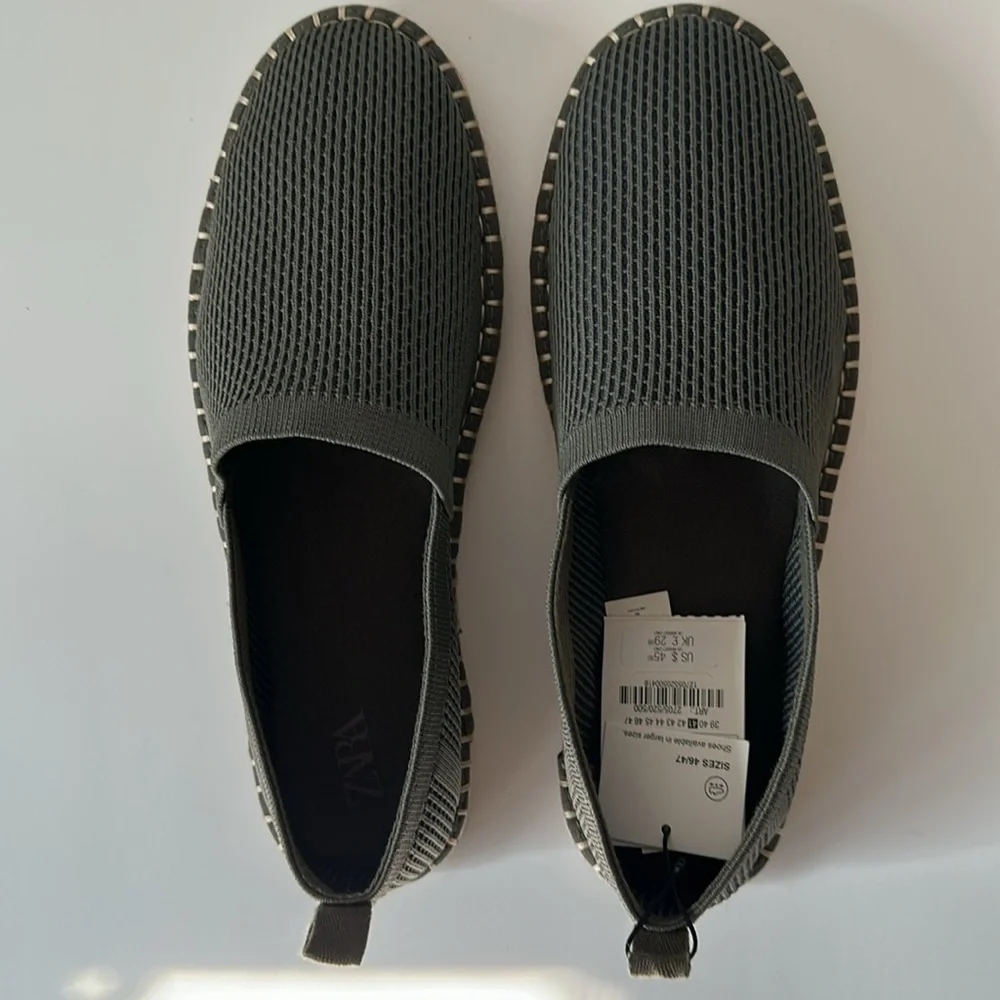 Zara  Men’s Green Espadrilles Size 9
